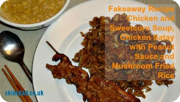 chicken satay with peanut sauce