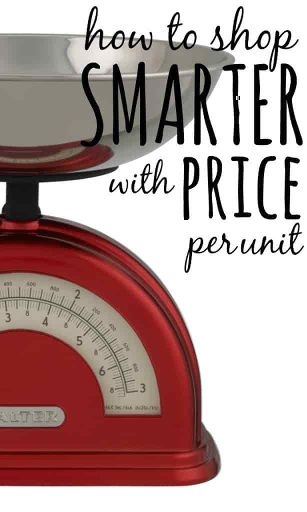 If you want to save money, one of the most important things you need to do when shopping at the supermarket is to to look at the price per unit.