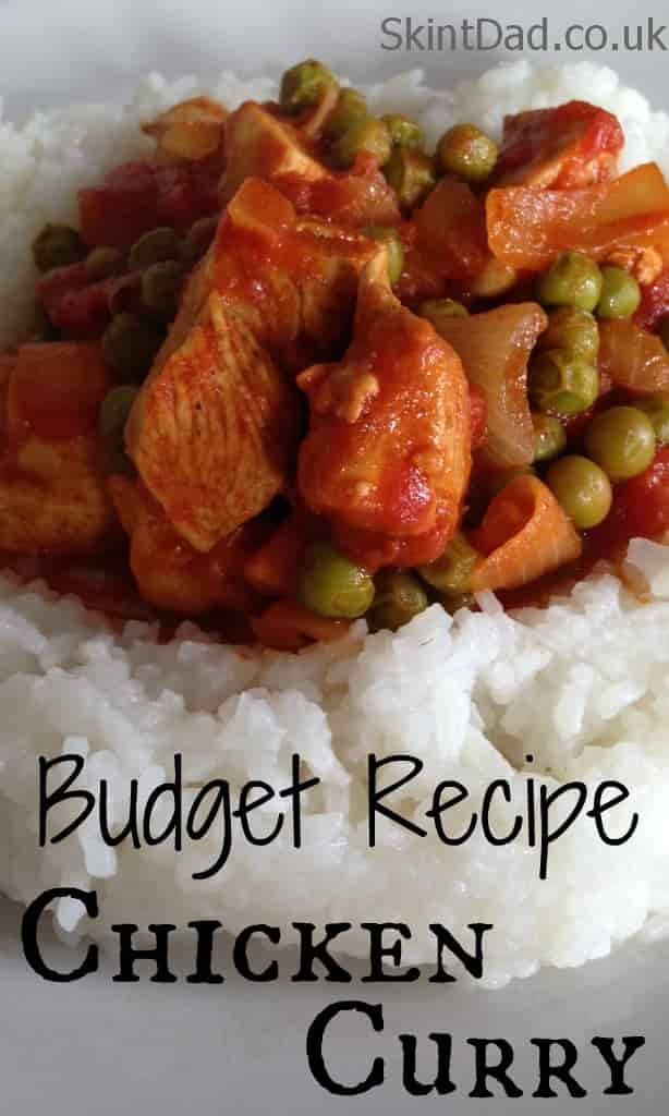 Budget Recipe Chicken Curry | The Skint Dad Blog