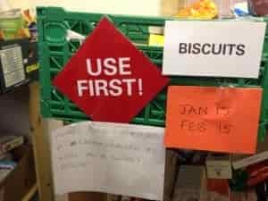 Food bank biscuits