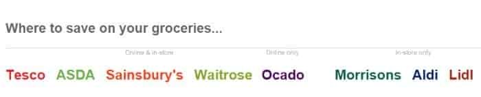 ClickSnap supermarkets