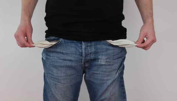 No money in account