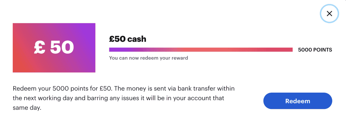 yougov redeeming £50