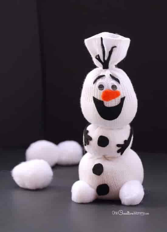Olaf the sock snowman