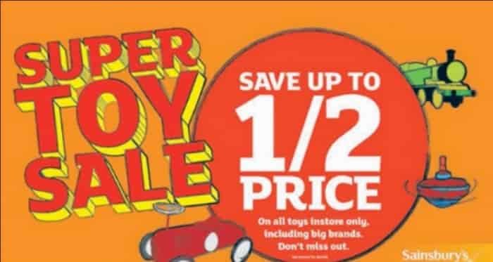 super toy sale sainsburys