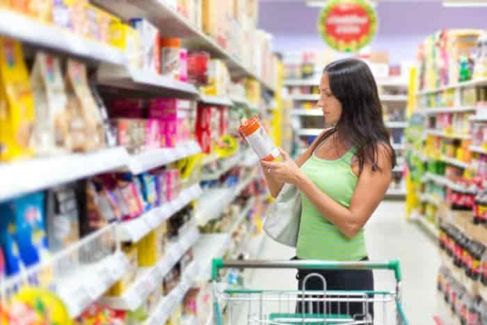 browsing at the supermarket