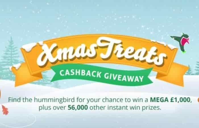 topcashback christmas treats 2019
