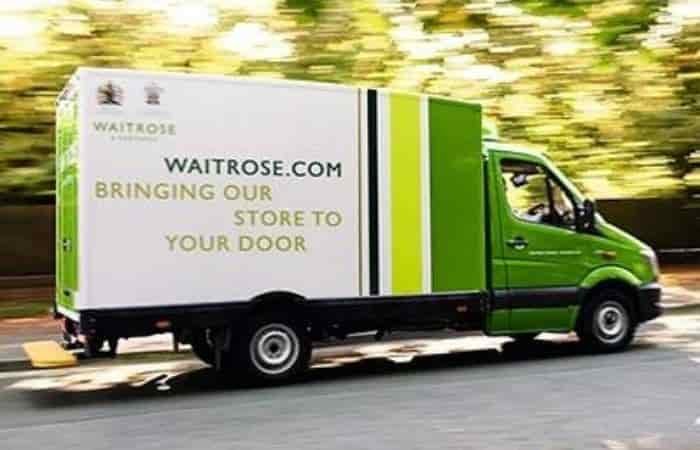 Waitrose delivery van