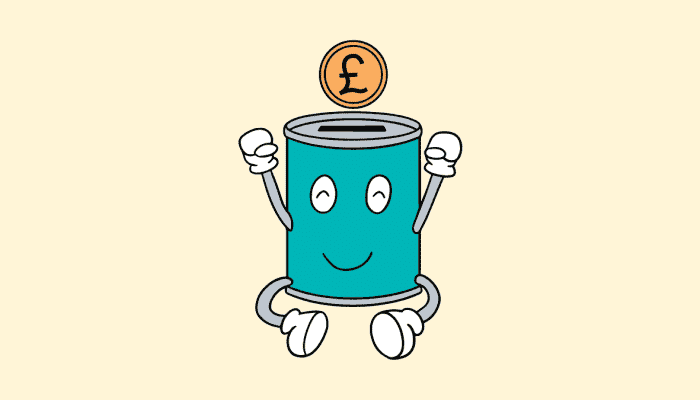 saving can