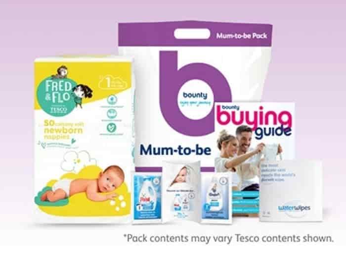 bounty mum-to be free pregnancy pack