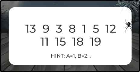 topcashback trick or treat day 5 clue 2021
