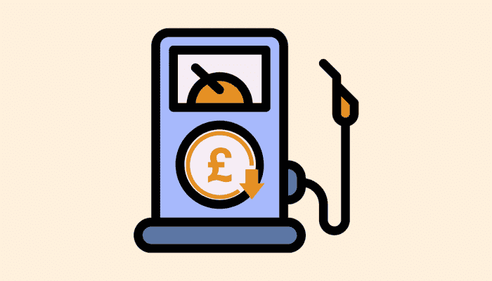 cartoon of a fuel pump