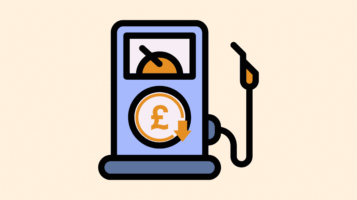 cartoon of a fuel pump