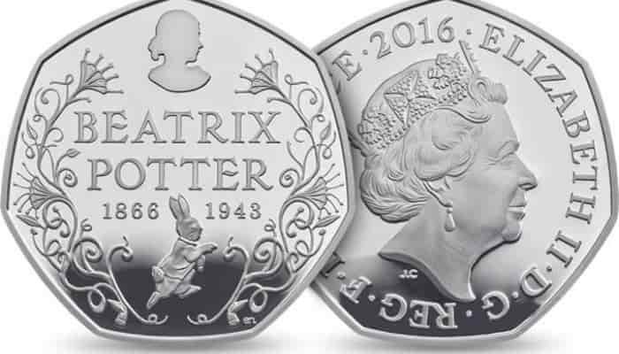 Beatrix Potter 50p