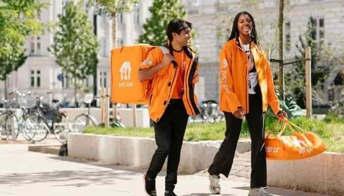 Just eat delivery drivers