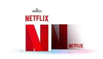 Netflix gift card example