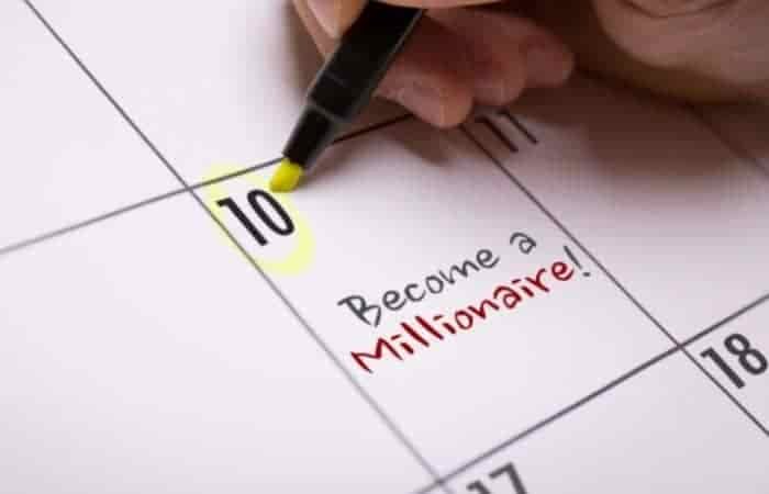 become a millionaire on calendar