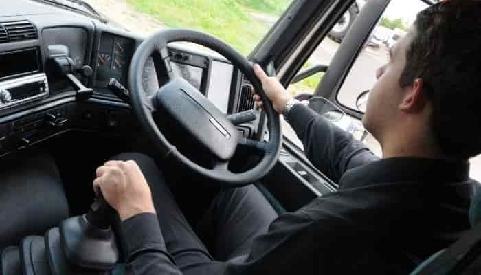 Learner HGV driver training