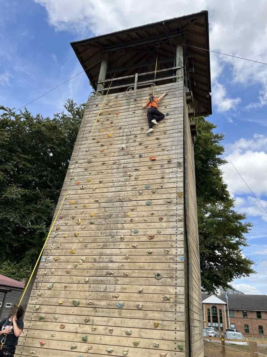 Chloe Climbing