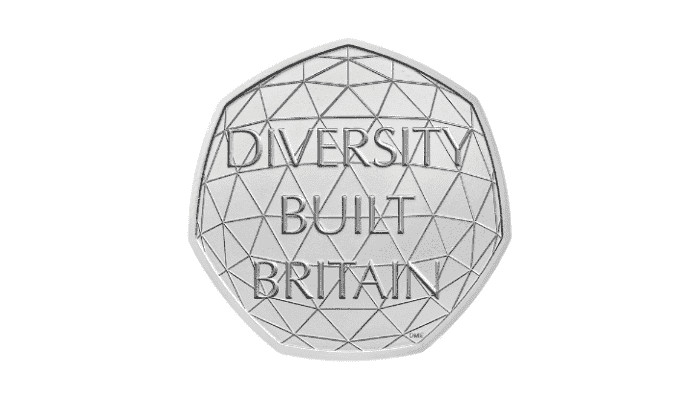 diversity built britain 50p