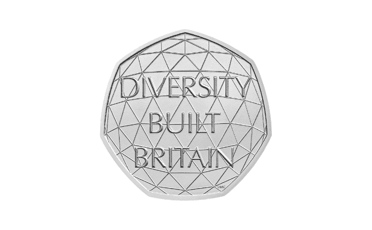 diversity built britain 50p