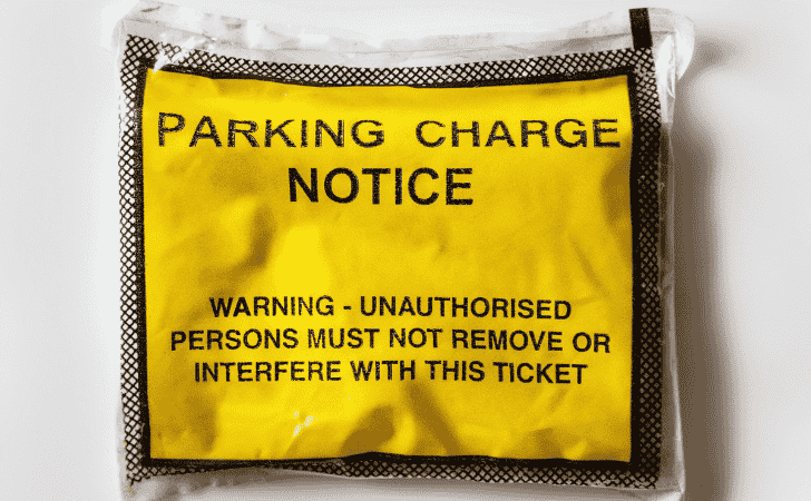 Parking charge notice