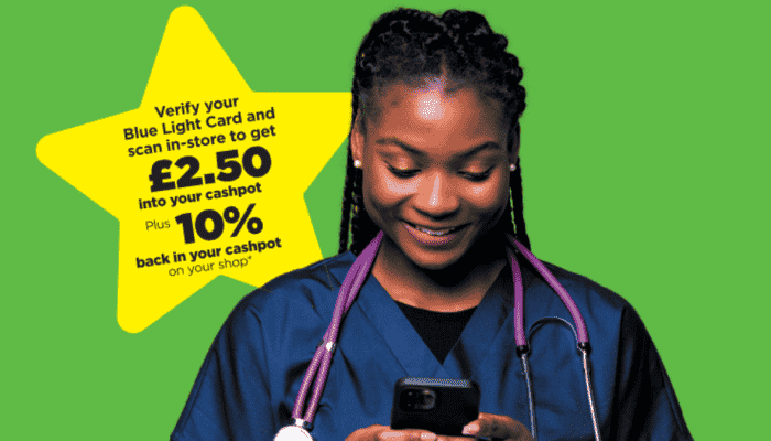 asda blue light card discount