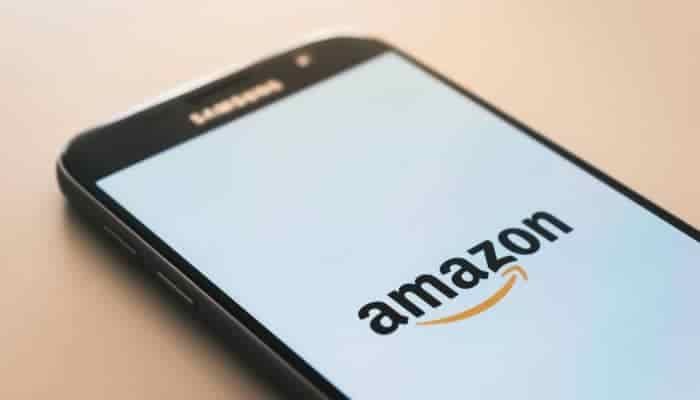 Amazon on phone