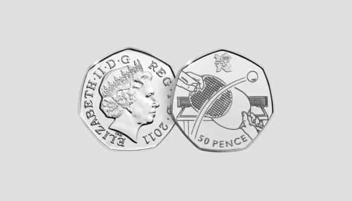 London 2012 Olympics 50p coin