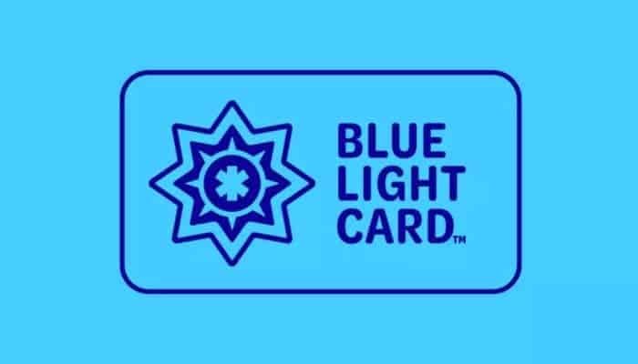 Picture of the Blue Light Card logo