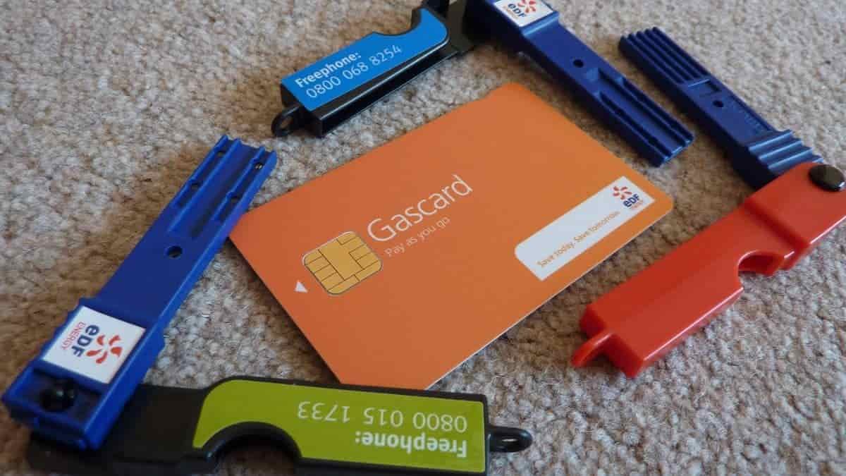 Energy prepayment keys and cards