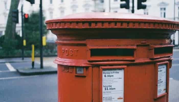 A British postbox