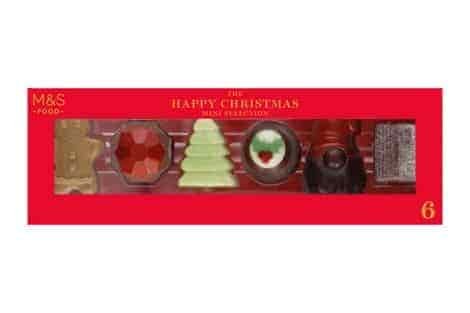 A neat little box of six festive chocolates in different flavours. It’s the perfect “quick gift” for teachers, neighbours or Secret Santa.