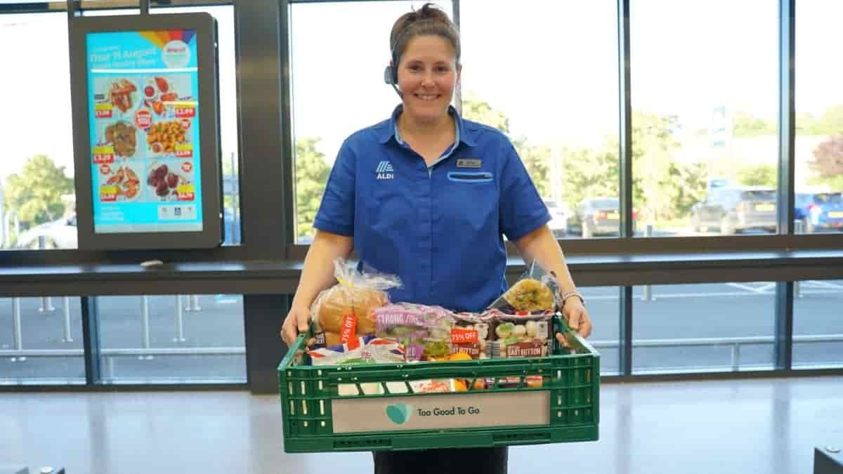 Aldi Too Good To Go food waste box